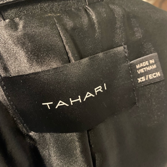 Tahari Black Wool Coat - Picture 8 of 9